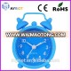 Twin bell shape hot sale promotional gift alarm silicone clock